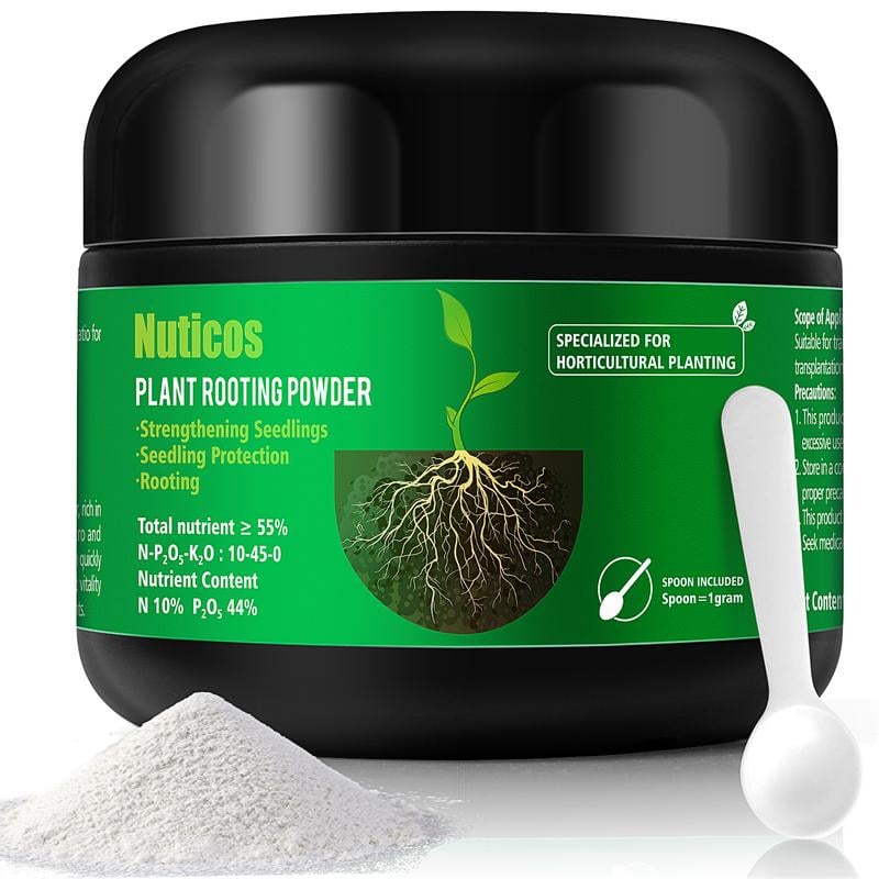 🎁Last Day 49% OFF Promotion🔥Nuticos Rooting Powder – Rooting Hormone for Plant Cuttings & Strong Roots, Ultra Concentrated