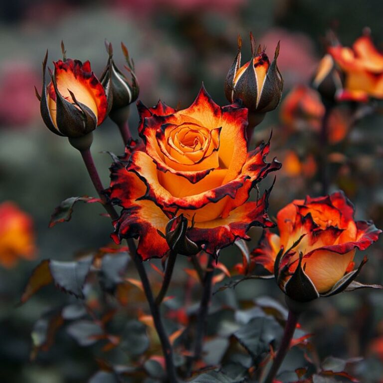 🔥🌹Flaming Rose Seeds🌱 Grow Bright Roses from Seed