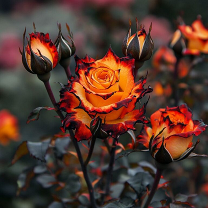 🔥🌹Flaming Rose Seeds🌱 Grow Bright Roses from Seed
