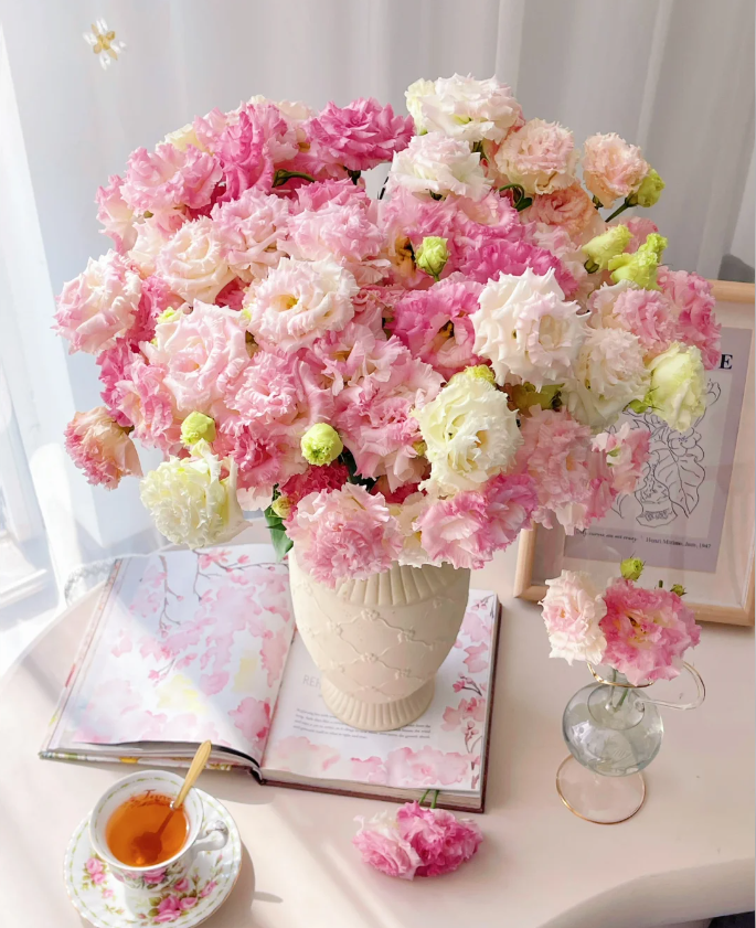 💐Lisianthus – Everlasting Love, Timeless Beauty💫