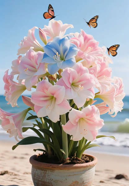 ✨Limited Offer 🌺 Double-Petaled Perfume Amaryllis Bulbs – Giant Blooms, Winter Flower ❄️
