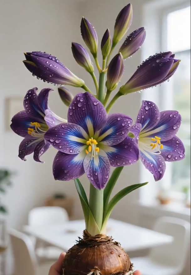 ✨Limited Offer 🌺 Double-Petaled Perfume Amaryllis Bulbs – Giant Blooms, Winter Flower ❄️