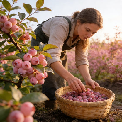 🔥50K+ SOLD!💟Premium Pink Blueberry Seeds – 😋A Uniquely Delightful Flavor