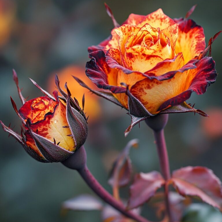 🔥🌹Flaming Rose Seeds🌱 Grow Bright Roses from Seed