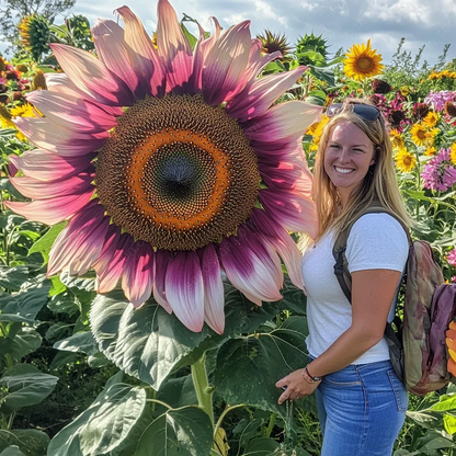 🌻 Colorful Sunflower Mix Seeds ✨ Grow a Bright, Vibrant Garden Easily