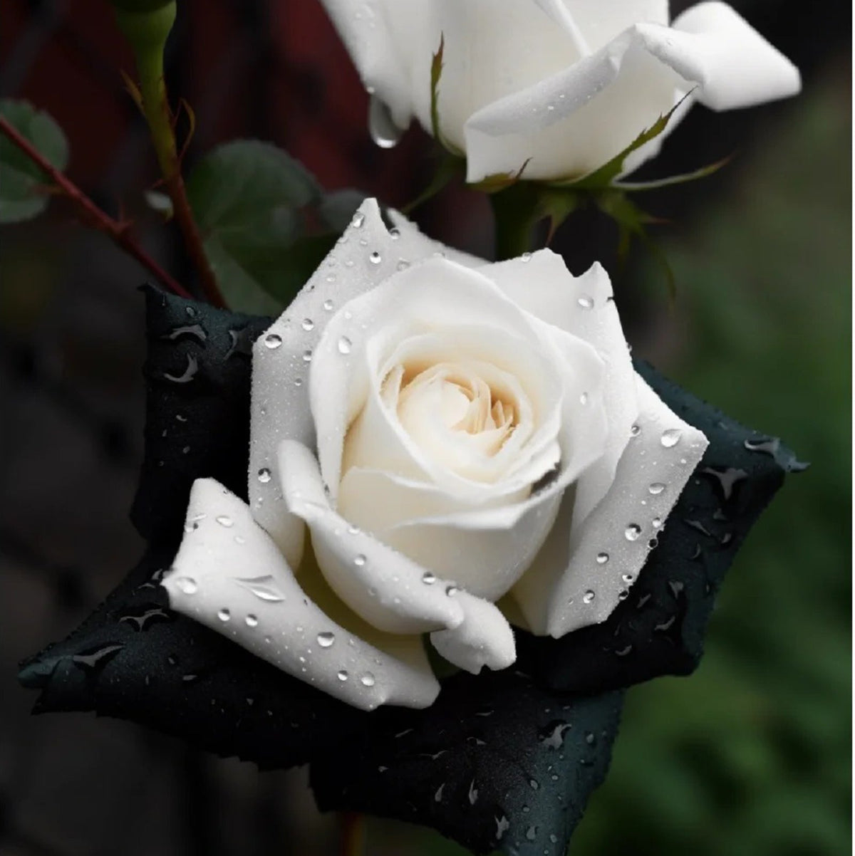 🖤Kuyla Twin Roses – Black & White Seeds