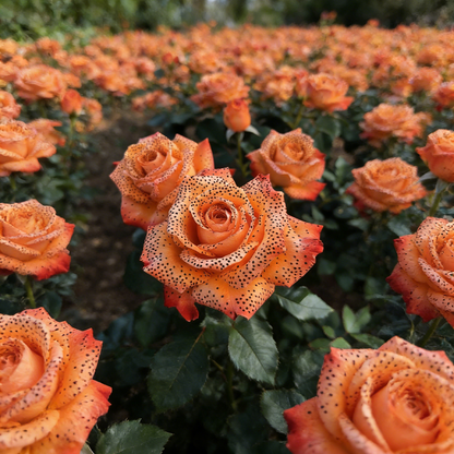 🧡🌹Orange-Spotted Rose Seeds🌱 Grow Bright Roses from Seed