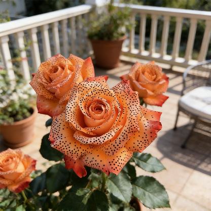 🧡🌹Orange-Spotted Rose Seeds🌱 Grow Bright Roses from Seed