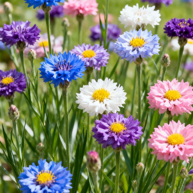 🌱Premium Cornflower Seeds – The "Unstoppable" Wildflower That Thrives Everywhere