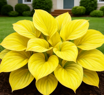🔥🌌 Rare Dark Blue Flame Hosta Seeds – Glow-in-the-Dark Garden Magic