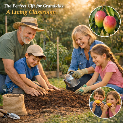 🔥 65K+ SOLD! 🥭 Sweet "Golden Honey" Dwarf Mango Tree Seeds (Home Growing)
