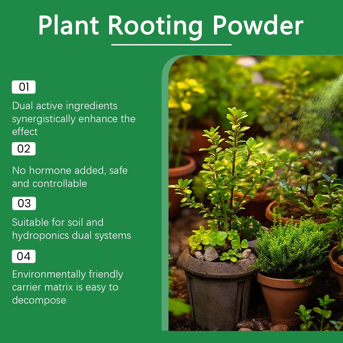 🎁Last Day 49% OFF Promotion🔥Nuticos Rooting Powder – Rooting Hormone for Plant Cuttings & Strong Roots, Ultra Concentrated