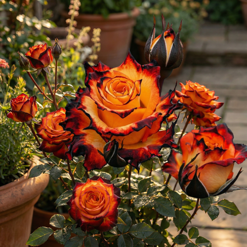 🔥🌹Flaming Rose Seeds🌱 Grow Bright Roses from Seed