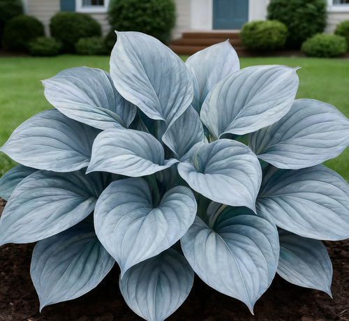 🔥🌌 Rare Dark Blue Flame Hosta Seeds – Glow-in-the-Dark Garden Magic