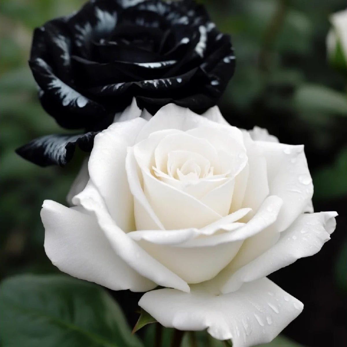 🖤Kuyla Twin Roses – Black & White Seeds