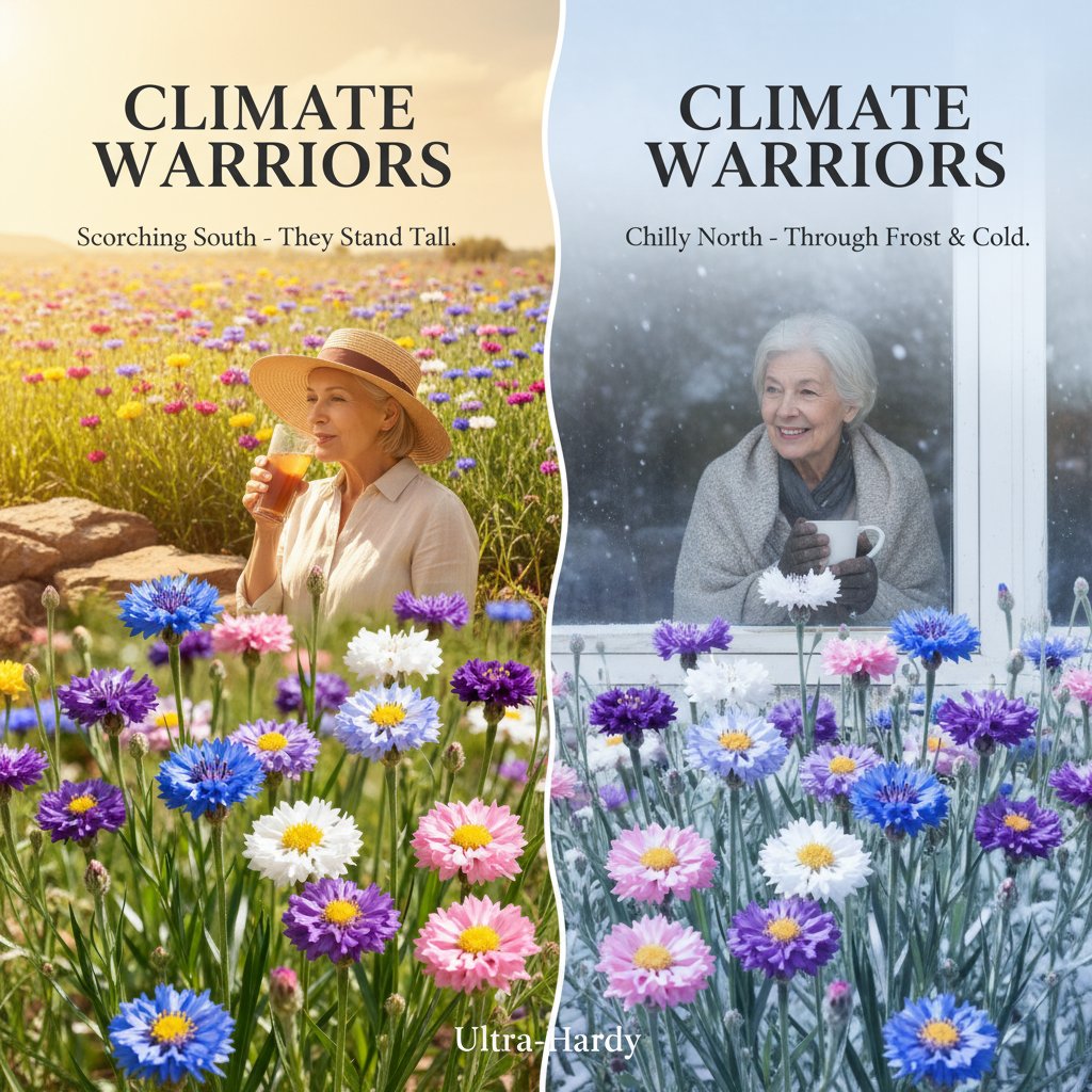🌱Premium Cornflower Seeds – The "Unstoppable" Wildflower That Thrives Everywhere