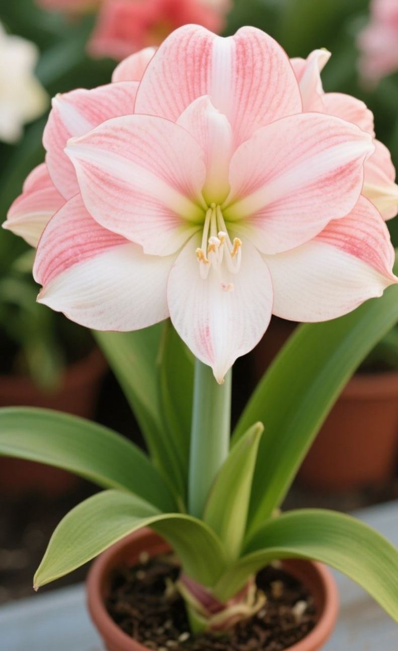 ✨Limited Offer 🌺 Double-Petaled Perfume Amaryllis Bulbs – Giant Blooms, Winter Flower ❄️