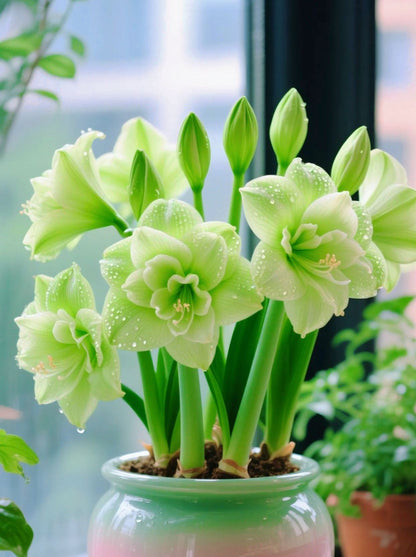 ✨Limited Offer 🌺 Double-Petaled Perfume Amaryllis Bulbs – Giant Blooms, Winter Flower ❄️