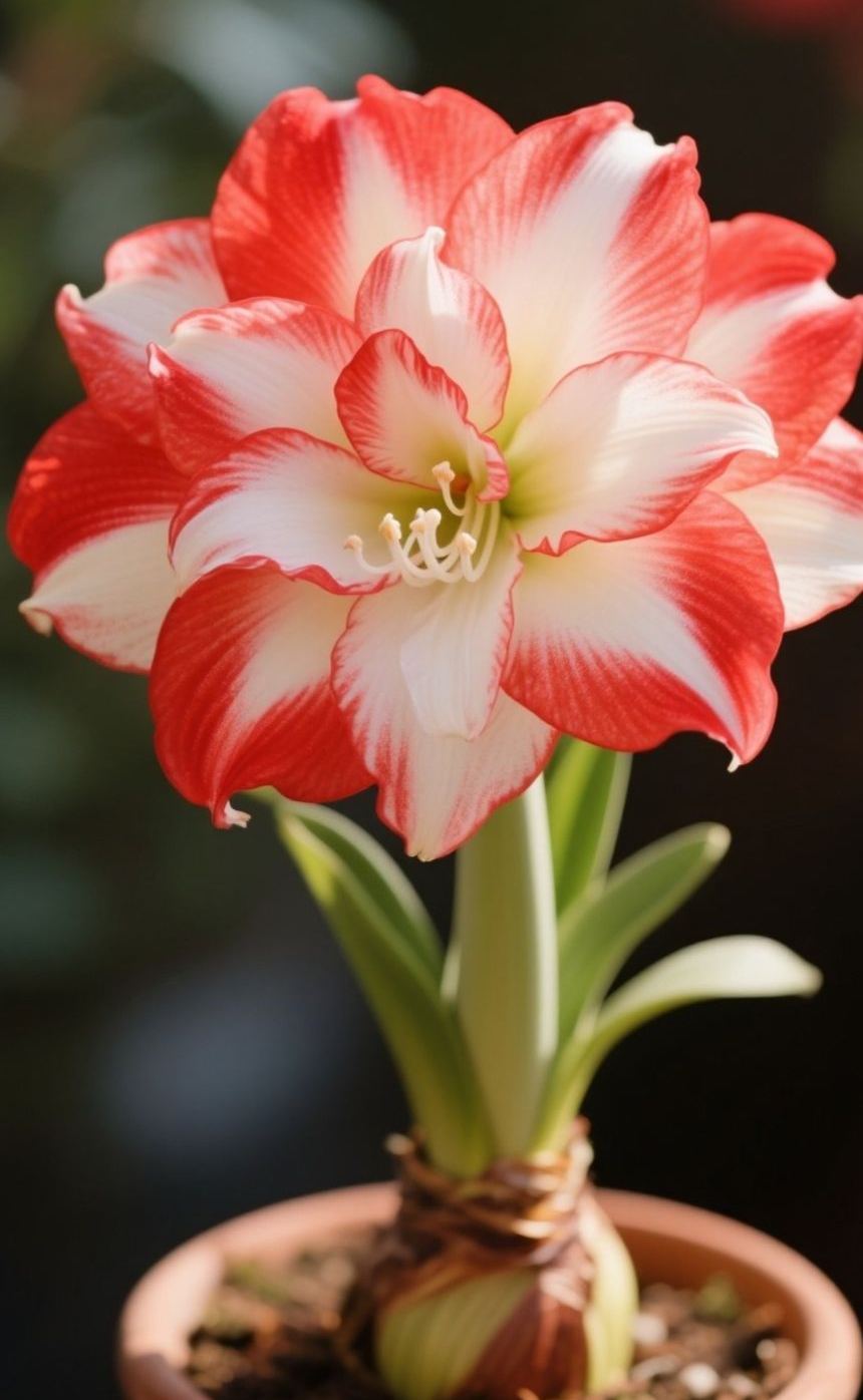 ✨Limited Offer 🌺 Double-Petaled Perfume Amaryllis Bulbs – Giant Blooms, Winter Flower ❄️