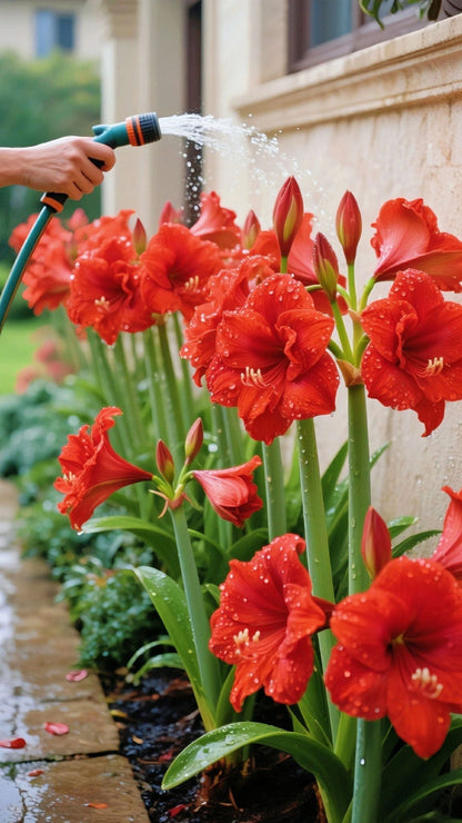 ✨Limited Offer 🌺 Double-Petaled Perfume Amaryllis Bulbs – Giant Blooms, Winter Flower ❄️
